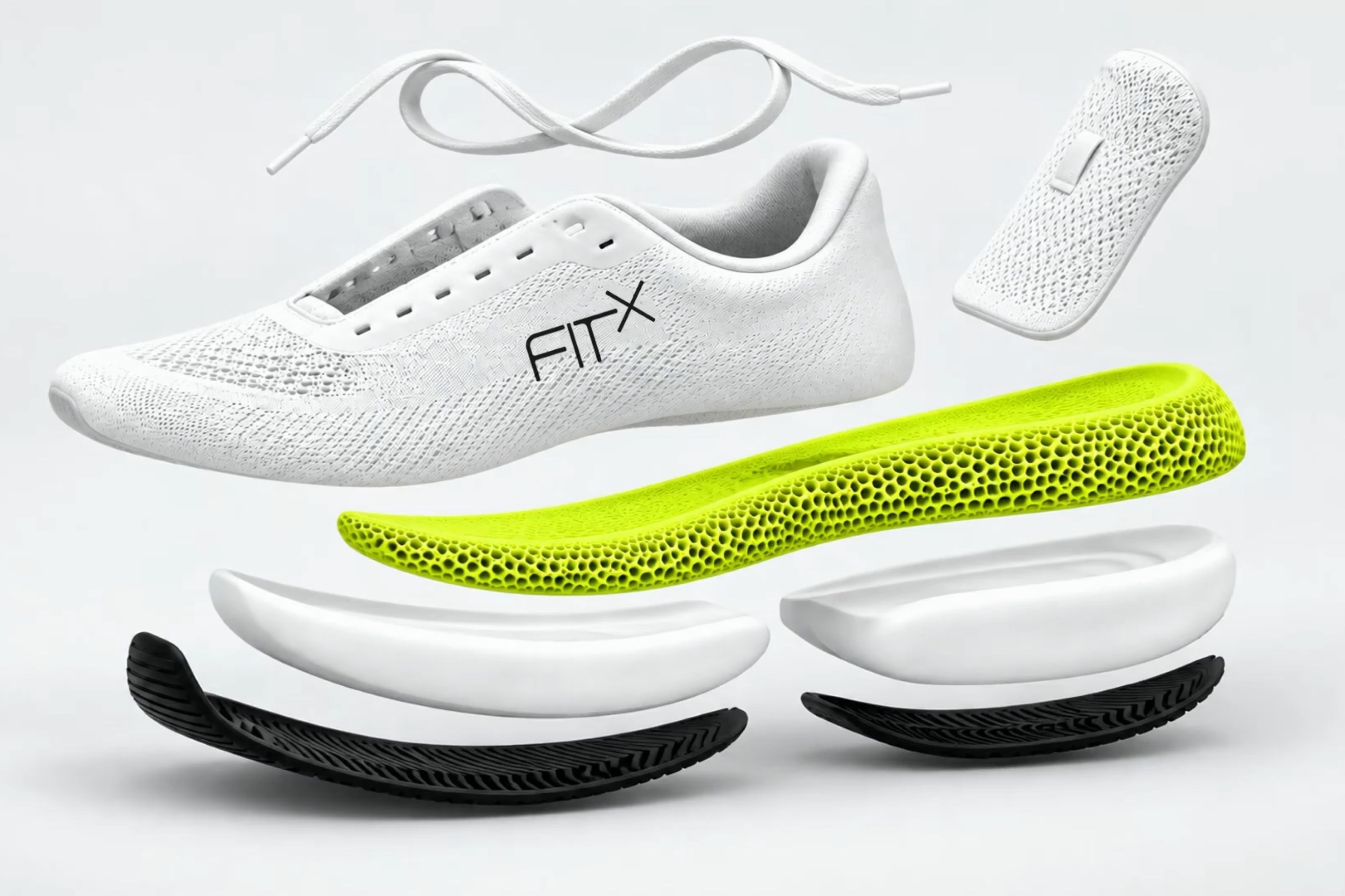 FitX 01 with lime lattice midsole